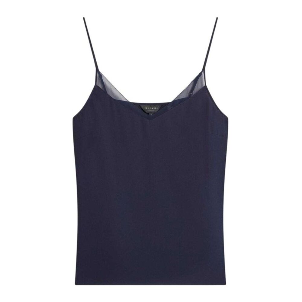 Ted Baker Womens/Ladies Chiffon Lightweight Tank Top / Navy